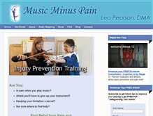 Tablet Screenshot of musicminuspain.com